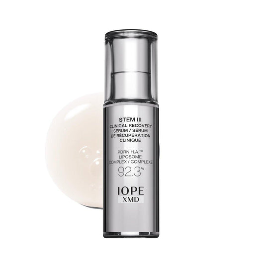 IOPE XMD Stem III Clinical Recovery Serum – Professionelles PDRN-Behandlungsniveau – Strafft sichtbar, polstert Volumen auf und verfeinert Poren – Mit Hyaluronsäure – 30 ml