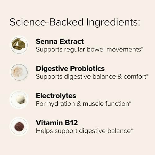 URO Colon Cleanse – 7-Tage-Darmreinigung mit Probiotika, Sennablättern, Eibischwurzel & Magnesiumoxid – Unterstützt gesunde Verdauung und lindert gelegentliche Verstopfung – 14 Portionen