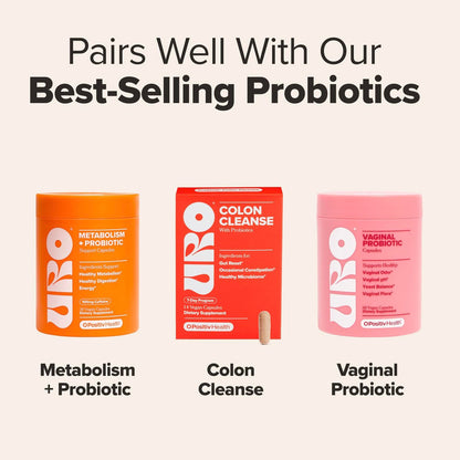 URO Colon Cleanse – 7-Tage-Darmreinigung mit Probiotika, Sennablättern, Eibischwurzel & Magnesiumoxid – Unterstützt gesunde Verdauung und lindert gelegentliche Verstopfung – 14 Portionen