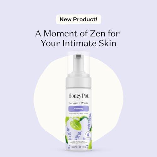 Honey Pot - Intimwaschgel - Kräuterinfusion – Nicht kühlend - Für empfindliche Hauttypen - pH-ausgeglichene pflanzliche Hygiene - Beruhigend - 163 ml