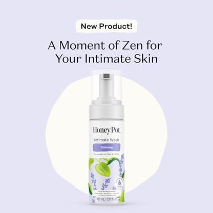 Honey Pot - Intimwaschgel - Kräuterinfusion – Nicht kühlend - Für empfindliche Hauttypen - pH-ausgeglichene pflanzliche Hygiene - Beruhigend - 163 ml