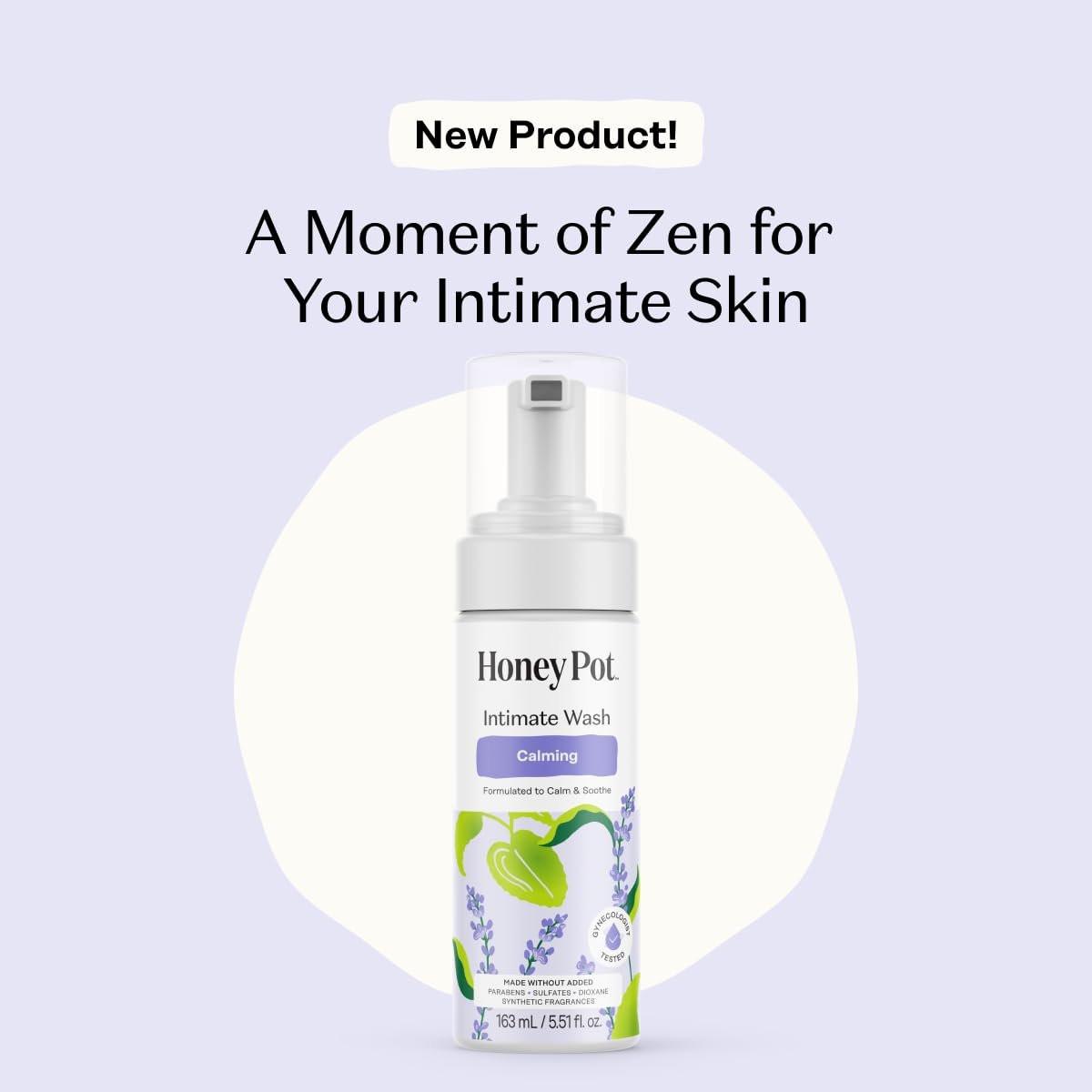 Honey Pot - Intimwaschgel - Kräuterinfusion – Nicht kühlend - Für empfindliche Hauttypen - pH-ausgeglichene pflanzliche Hygiene - Beruhigend - 163 ml