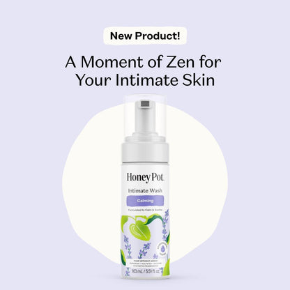 Honey Pot - Intimwaschgel - Kräuterinfusion – Nicht kühlend - Für empfindliche Hauttypen - pH-ausgeglichene pflanzliche Hygiene - Beruhigend - 163 ml