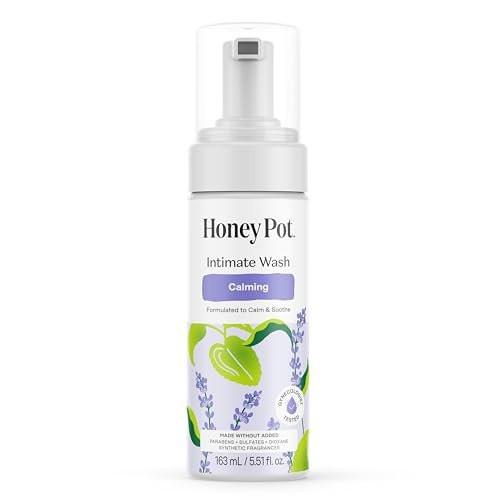 Honey Pot - Intimwaschgel - Kräuterinfusion – Nicht kühlend - Für empfindliche Hauttypen - pH-ausgeglichene pflanzliche Hygiene - Beruhigend - 163 ml