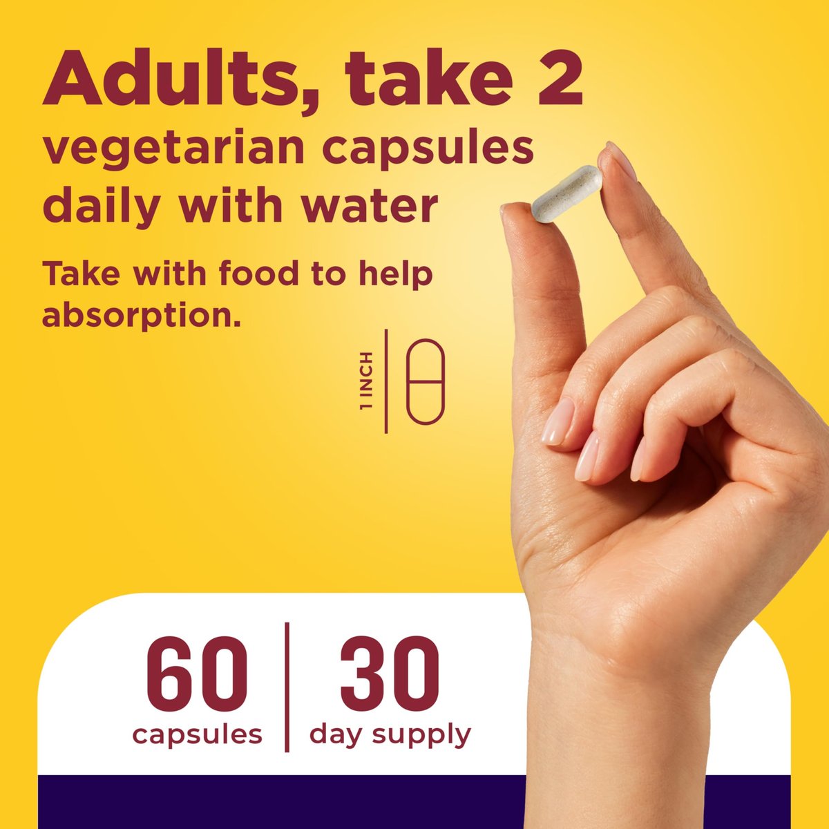 Nature Made Magnesium + Ashwagandha Kapseln – Stressabbau und Schlafunterstützung, 300 mg Magnesium und Ashwagandha Ergänzung, 60 Kapseln, 30-Tage-Versorgung