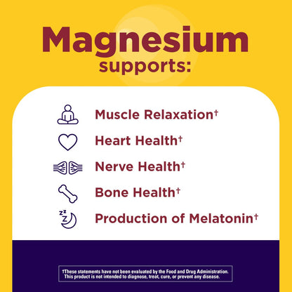 Nature Made Magnesium + Ashwagandha Kapseln – Stressabbau und Schlafunterstützung, 300 mg Magnesium und Ashwagandha Ergänzung, 60 Kapseln, 30-Tage-Versorgung
