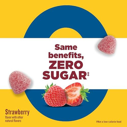 Nature Made Zero Sugar Magnesiumcitrat Gummibärchen 200 mg pro Portion – 40 zuckerfreie Gummis für Muskel- und Knochenunterstützung, aspartamfrei, 20-Tage-Vorrat