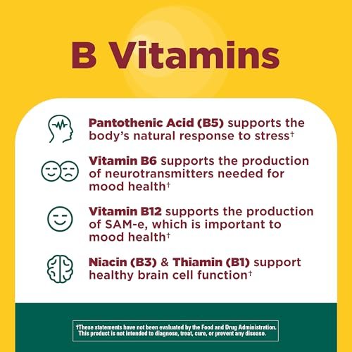 Nature Made Focus Boost Kapseln – Grüner Tee Koffein + L-Theanin, B-Vitamine, schnell wirkendes Konzentrations-Supplement, 30 Kapseln, 30-Tage-Vorrat