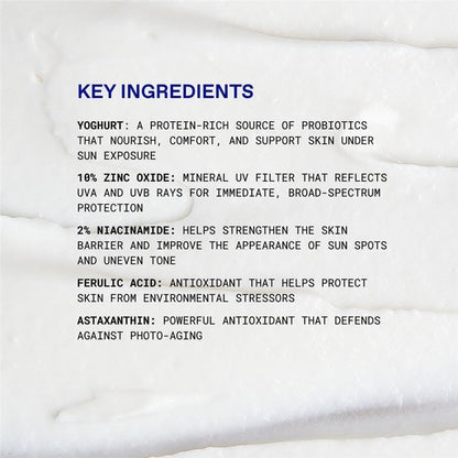 KORRES Griechischer Joghurt Mineral Milk Fluid Sonnenschutz – Leichter Gesichtssonnenschutz für tägliche Feuchtigkeit, mineralischer UV-Schutz, empfindliche Haut, vegan, Reisegröße, 40 ml