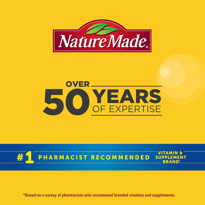 Nature Made Melatonin + Magnesium Gummies – Einschlafhilfe mit 3 mg Melatonin und Magnesiumcitrat, 50 Gummis