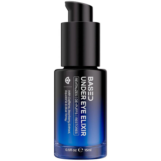 BASED Under Eye Elixir – Feuchtigkeitsspendende & Erfrischende Augenpflege, 0,5 fl oz
