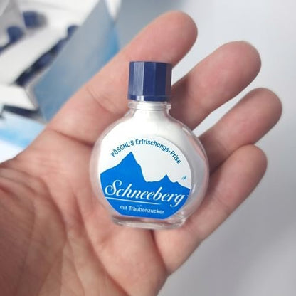 Schneeberg by Pöschl - Menthol Kräuter-Schnupftabak, Oktoberfest Zucker-Minz-Pulver, Erfrischender Pfefferminz-Kick, Nikotin- und zusatzstofffrei, 10g (1)