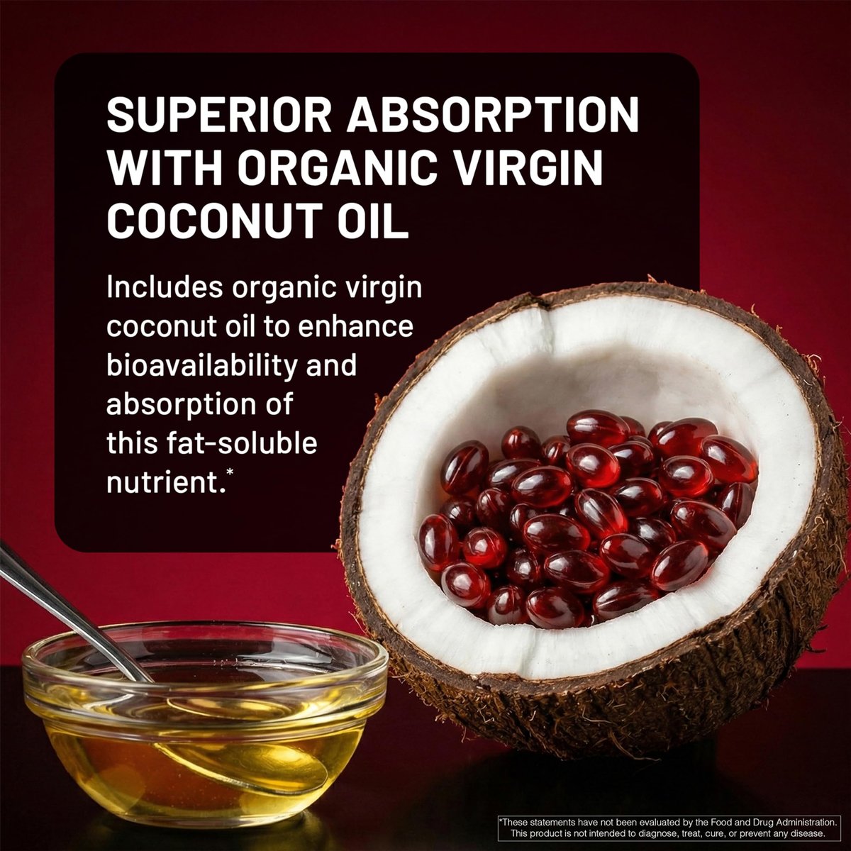 NatureWise Triple Strength Astaxanthin 12mg mit AstaReal® - Veganes Antioxidans mit Bio-Kokosöl - NSF zertifiziert glutenfrei, 60 Weichkapseln [60 Tage Vorrat]