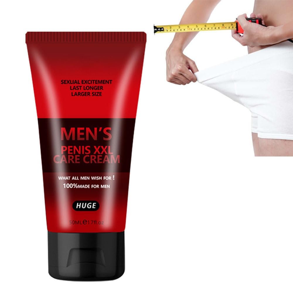 Pinnoocy Männliche Vergrößerungscreme – Körpercreme für den Intimbereich, Vitalitätscreme für Männer zur Steigerung von Größe und Leistung