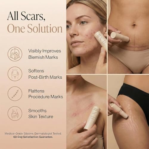 Pluune Scar Stick – Geeignet für alte Narben, Aknemale und Dehnungsstreifen – Formel mit Centella Asiatica und Vitamin E – Pflegt, repariert und bildet einen Schutzfilm (2)