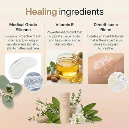 Pluune Scar Stick – Geeignet für alte Narben, Aknemale und Dehnungsstreifen – Formel mit Centella Asiatica und Vitamin E – Pflegt, repariert und bildet einen Schutzfilm (2)