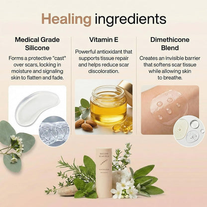 Pluune Scar Stick – Geeignet für alte Narben, Aknemale und Dehnungsstreifen – Formel mit Centella Asiatica und Vitamin E – Pflegt, repariert und bildet einen Schutzfilm (2)
