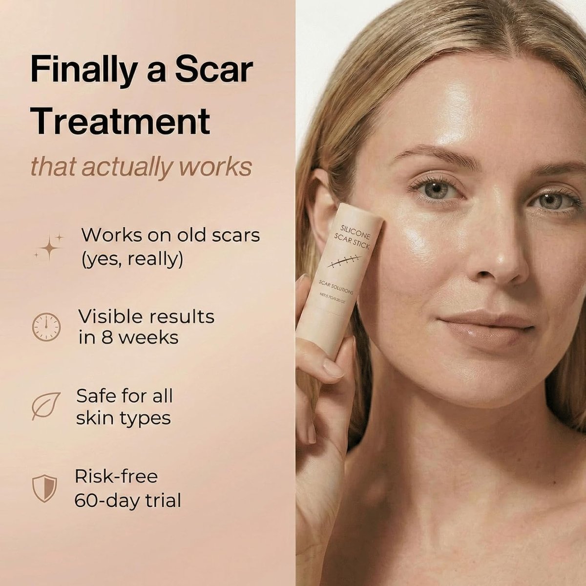 Pluune Scar Stick – Geeignet für alte Narben, Aknemale und Dehnungsstreifen – Formel mit Centella Asiatica und Vitamin E – Pflegt, repariert und bildet einen Schutzfilm (2)