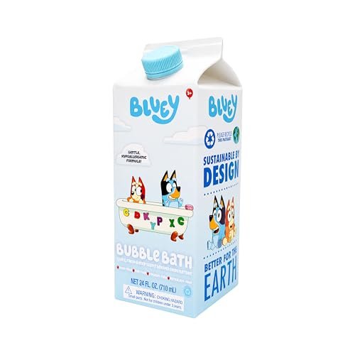 Bluey Schaumbad für Kleinkinder und Kinder ab 3 Jahren, frischer Beerenduft, Tränenfrei | Farbstoff-, Paraben-, Phthalatfrei | Hypoallergen | 710 ml