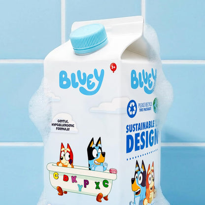 Bluey Schaumbad für Kleinkinder und Kinder ab 3 Jahren, frischer Beerenduft, Tränenfrei | Farbstoff-, Paraben-, Phthalatfrei | Hypoallergen | 710 ml