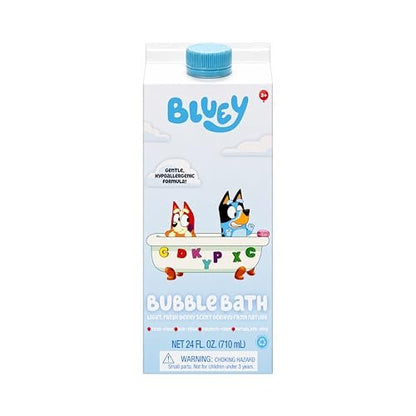 Bluey Schaumbad für Kleinkinder und Kinder ab 3 Jahren, frischer Beerenduft, Tränenfrei | Farbstoff-, Paraben-, Phthalatfrei | Hypoallergen | 710 ml