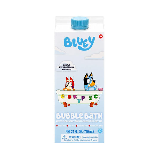 Bluey Schaumbad für Kleinkinder und Kinder ab 3 Jahren, frischer Beerenduft, Tränenfrei | Farbstoff-, Paraben-, Phthalatfrei | Hypoallergen | 710 ml