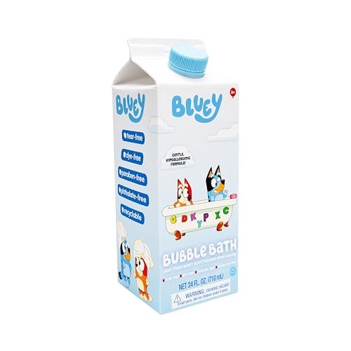 Bluey Schaumbad für Kleinkinder und Kinder ab 3 Jahren, frischer Beerenduft, Tränenfrei | Farbstoff-, Paraben-, Phthalatfrei | Hypoallergen | 710 ml