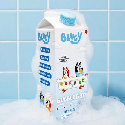 Bluey Schaumbad für Kleinkinder und Kinder ab 3 Jahren, frischer Beerenduft, Tränenfrei | Farbstoff-, Paraben-, Phthalatfrei | Hypoallergen | 710 ml