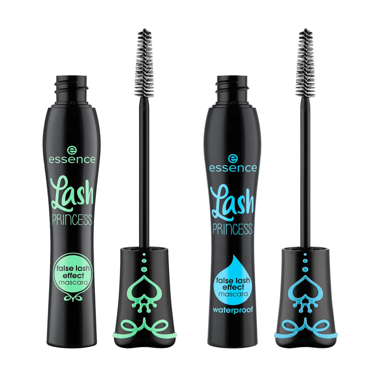 essence Lash Princess False Lash Effect Mascara & Lash Princess False Lash Waterproof Mascara Bundle – 2er-Pack, Schwarz, 0,4 Fl Oz