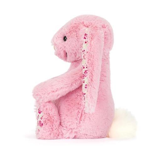 Jellycat Blushkin Blossom Luxe Bunny – Plüschhase in Rosa, 12,2 Zoll
