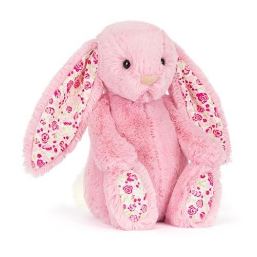 Jellycat Blushkin Blossom Luxe Bunny – Plüschhase in Rosa, 12,2 Zoll