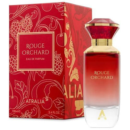 Atralia Rouge Orchard Eau de Parfum 100ml – Fruchtig-blumiges Damenparfum mit Himbeere, Rose, Kirsche, Vanille & Patchouli, langanhaltend, elegant, feminin