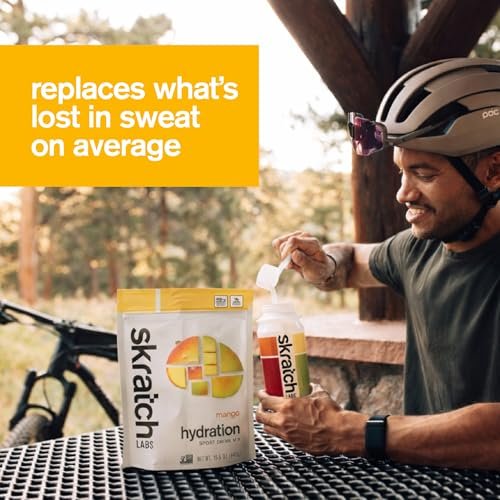 Skratch Labs Hydration Sports Drink Mix – Mango – 20 Portionen – Vegan, Non-GMO, saubere Inhaltsstoffe