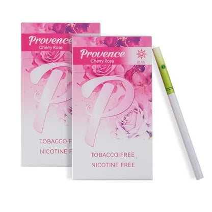 Provence Slim Herbal Zigaretten - Cherry Rose | 2 Packungen (40 Sticks)