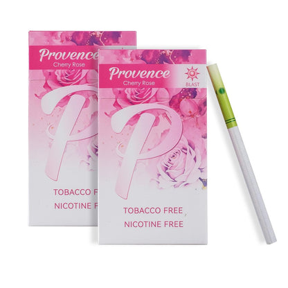 Provence Slim Herbal Zigaretten - Cherry Rose | 2 Packungen (40 Sticks)
