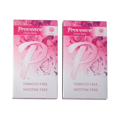 Provence Slim Herbal Zigaretten - Cherry Rose | 2 Packungen (40 Sticks)