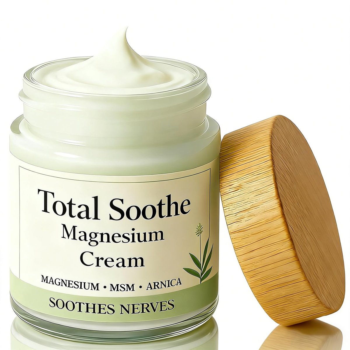 Total Relief Magnesium Creme mit MSM und Arnika – Gelenkcreme für täglichen Gelenk- und Muskelkomfort, schnell einziehend, nicht fettend, 28 g
