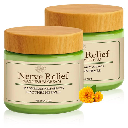 Holyarm 2er-Pack Nervenberuhigungscreme mit MSM & Arnika – Muskelentspannung & Tiefenhydratation, 50g/1,76oz