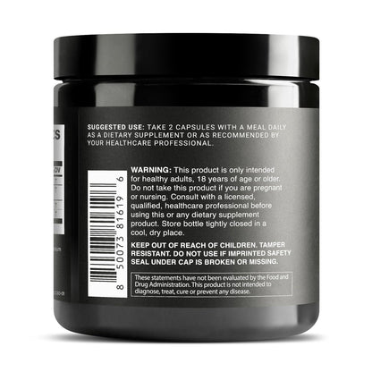 1000 mg Triple Blend Zink-Carnosin-Komplex – Hochdosiert 150 mg Zink-L-Carnosin – mit L-Glutamin und Ulmenrinde – Laborgeprüft – 60 Kapseln