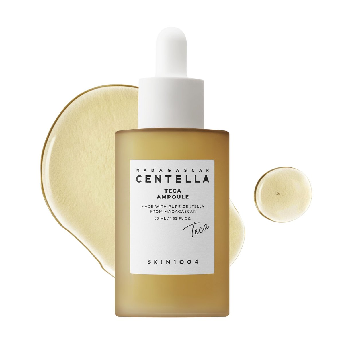 SKIN1004 Madagascar Centella TECA Ampulle – Korean Gesichtsserum für Ölbalance & Feuchtigkeitsbarriere mit TECA & PDRN, hydratisierendes Serum für Hautfestigkeit, 1,69 fl oz / 50 ml