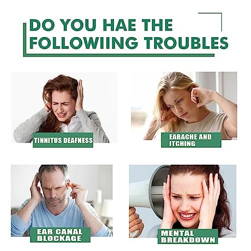 Tinnitus Relief Tropfen, Ohrenschmalzentfernung, Ohrenentzündungsbehandlung für Erwachsene – Lindert Ohrenschmerzen und Entzündungen (1 Stück)