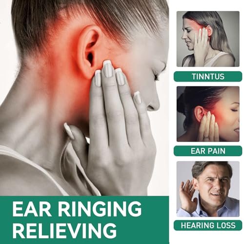 Tinnitus Relief Tropfen, Ohrenschmalzentfernung, Ohrenentzündungsbehandlung für Erwachsene – Lindert Ohrenschmerzen und Entzündungen (1 Stück)