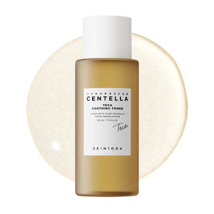 SKIN1004 Madagascar Centella TECA Soothing Toner – Beruhigendes & feuchtigkeitsspendendes koreanisches Gesichtswasser mit Centella Asiatica, TECA & PDRN, sanfte Peeling-Wirkung durch LHA, 210 ml