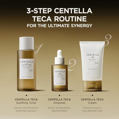 SKIN1004 Madagascar Centella TECA Soothing Toner – Beruhigendes & feuchtigkeitsspendendes koreanisches Gesichtswasser mit Centella Asiatica, TECA & PDRN, sanfte Peeling-Wirkung durch LHA, 210 ml