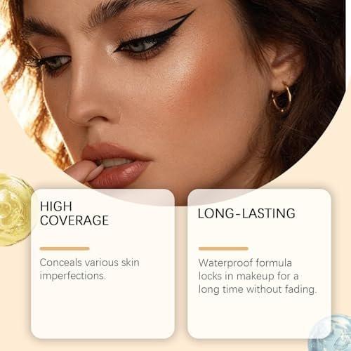 8-Farben Concealer Palette, Soft Matte High Coverage Concealer Make-up, wasserfest langanhaltend, Color Correcting Palette für Gesicht, Augenringe, Hautunreinheiten
