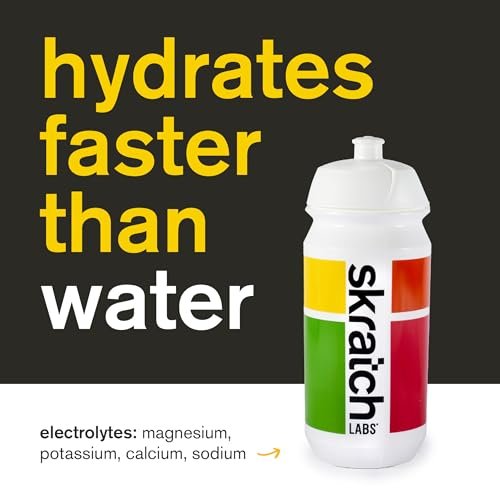 Skratch Labs Hydration Sports Drink Mix mit Koffein – Frucht-Elektrolyt-Pulver für schnelle Hydration & Energie | Mango | 20 Portionen | Vegan, Non-GMO, saubere Inhaltsstoffe