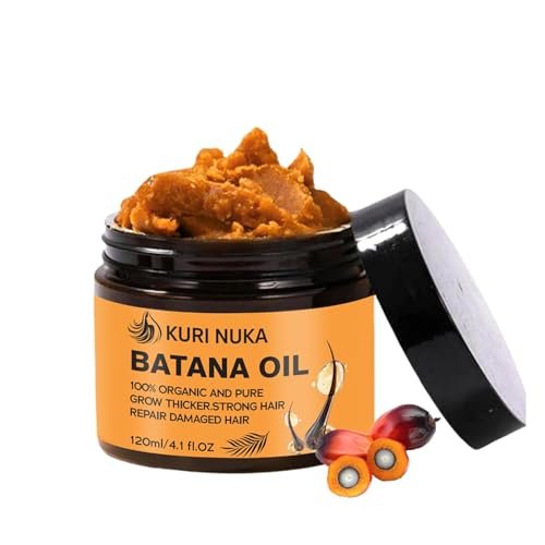Batana Naturhaaröl – Batana-Öl für Haarwachstum | Roh & Unraffiniert gegen Haarausfall & für mehr Fülle bei Männern & Frauen (1 Stück)