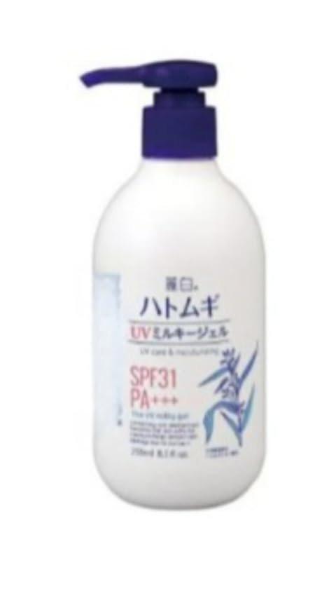 UV Milky Sunscreen SPF50 Plus Pumpflasche 250ml – Sonnenschutz für den Körper