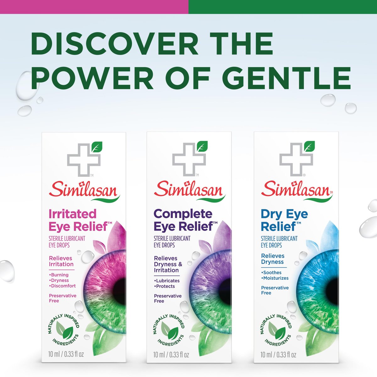 Similasan Irritated Eye Relief Drops – Natürliche Linderung bei gereizten Augen, 10 ml
