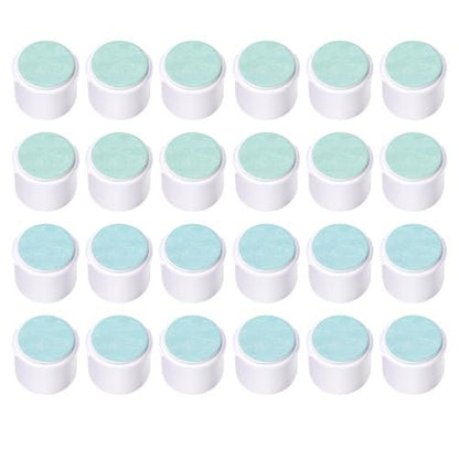 24-teilige Ersatzpads für elektrische Nagelfeile, passend für Frida Baby Nagelfeile (Grün: 6-12M; Blau: 12+M Babys)